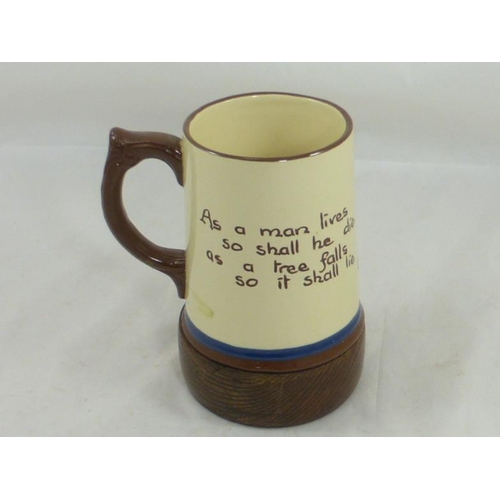 278 - Musical Pottery Tankard