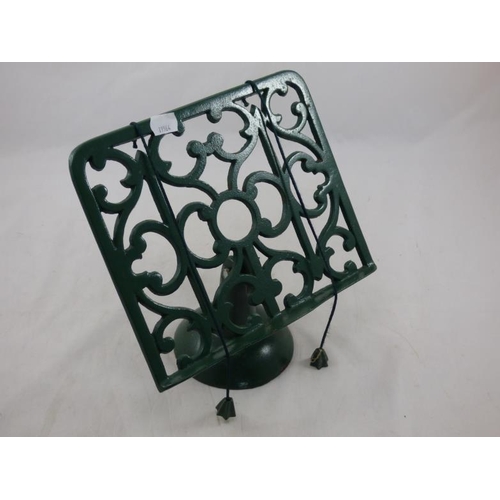 295 - Cast iron book stand