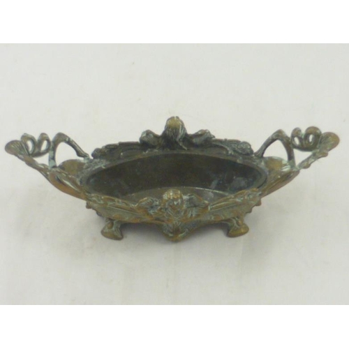 304 - Art Nouveau Brass Planter (25cm)