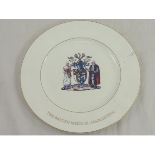 319 - Coalport Spitfire plate and a British Medical Association plate