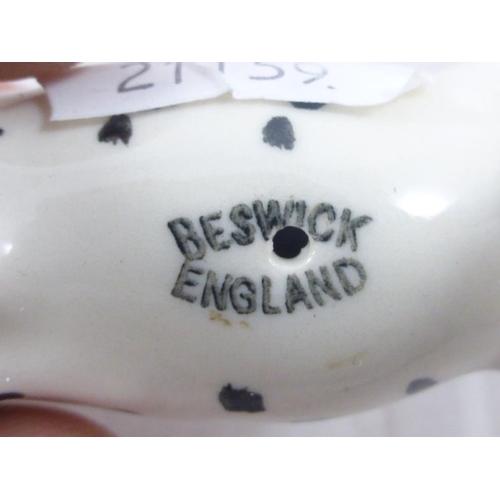 14 - Beswick Dalmation figure approx 9cm