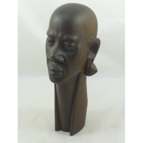 19 - Carved African Tribal head