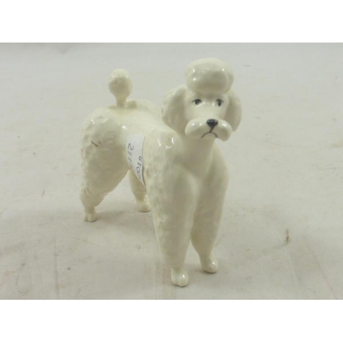 29 - Beswick Poodle Figure Approx 9cm