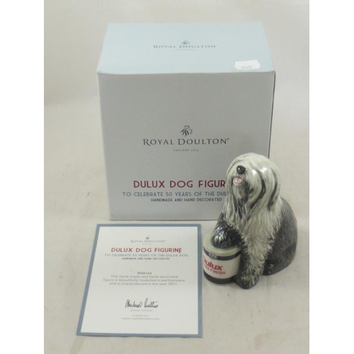 67 - Royal Doulton Dulux Dog Figure complete with Dog and Figurine (New)