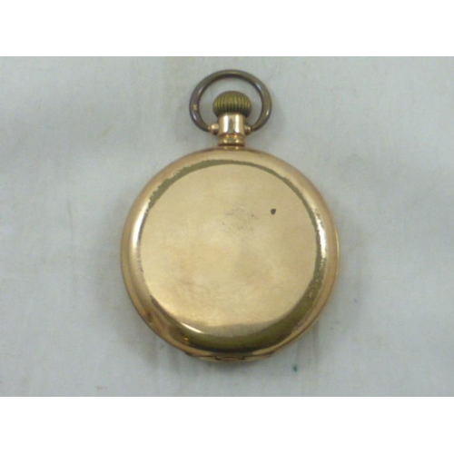 72 - Vintage American Waltham Traveller Pocket Watch with Star Dennison Case (A/F)