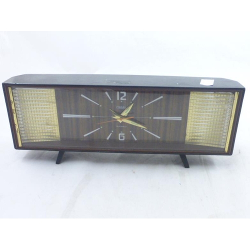 86 - Retro Plastic Cased Alarm Clock and Marble Mantel Clock