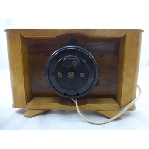 190 - Vintage Metamec Electric Wood Cased Mantel Clock