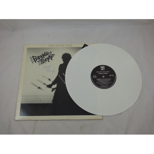 238 - Bernie Torme Signed Limited Edition White Vinyl Album entitled Turn Out The Lights