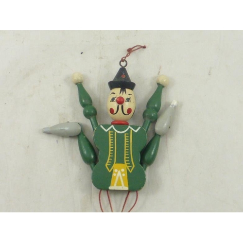 245 - Vintage Wooden Marionette (20cm)