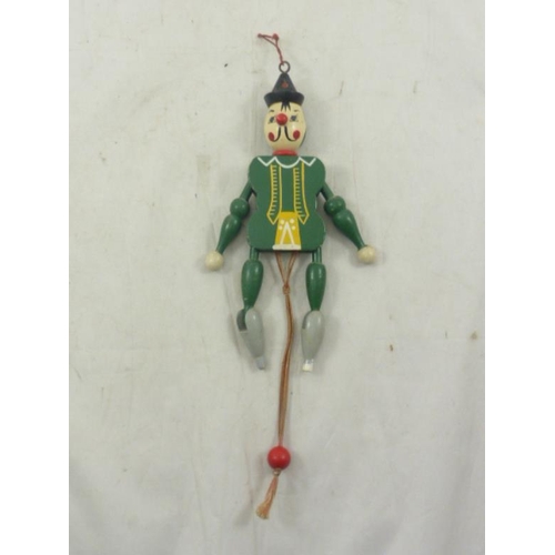 245 - Vintage Wooden Marionette (20cm)