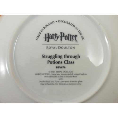 246 - Six Royal Doulton Boxed Harry Potter Plates