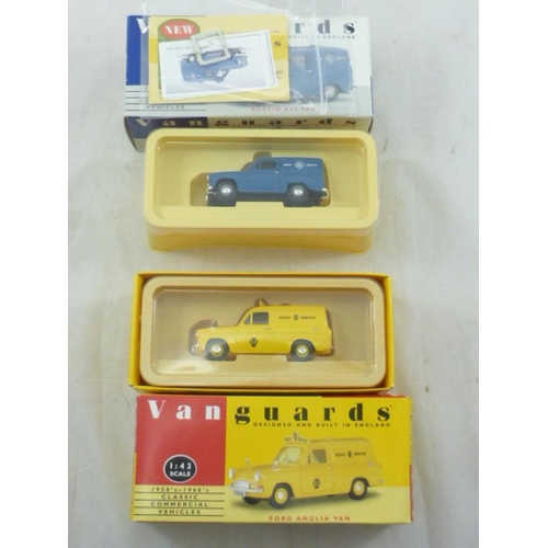 101 - Two Boxed Vanguard 1:43 Die-Cast Scale Models of 1950/60s AA and RAC Rescue Vehicles