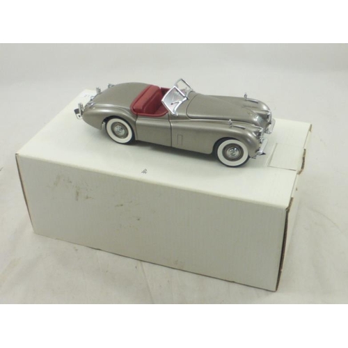 107 - Danbury Mint 1:24 Die-Cast Scale Model of 1949 Jaguar XK120 (Boxed)