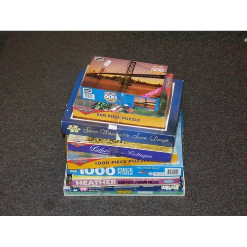 457 - Large Collection of Jigsaw Puzzles