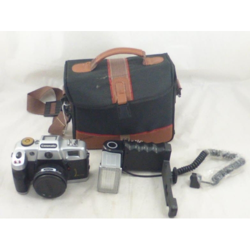 473 - Canomatic camera complete with accessories and bag