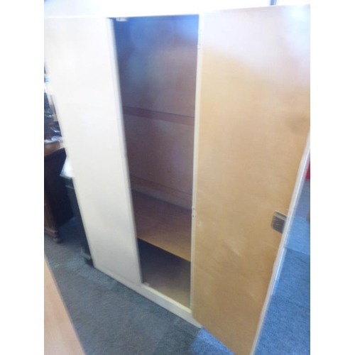 477 - Wooden painted storage cupboard