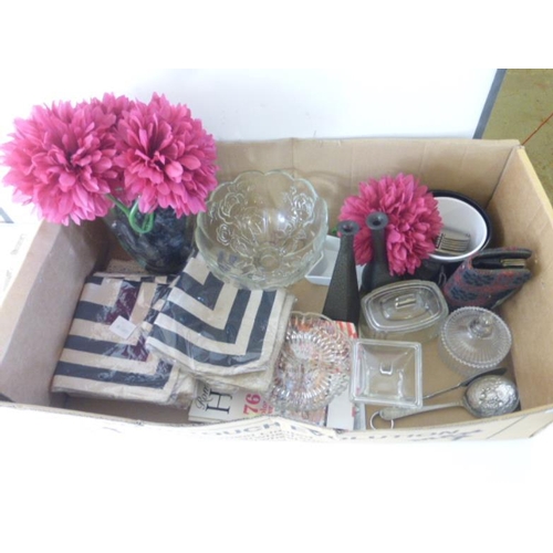 560 - Quality Mixed Lot Including Vases, New Place mats, Artificial Flowers and Lots More