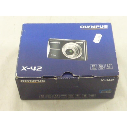 569 - Olympus X-42 12 Mega Pixel Digital Camera complete with Lead's Case and Instructions