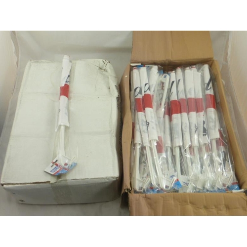 585 - Two boxes of 50 England flags