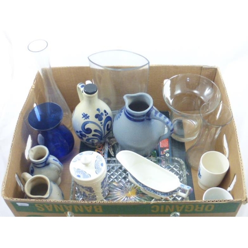 613 - Quality Mixed Lot Including Glassware, Westover Gravy Boat, Salt Ware and lots More