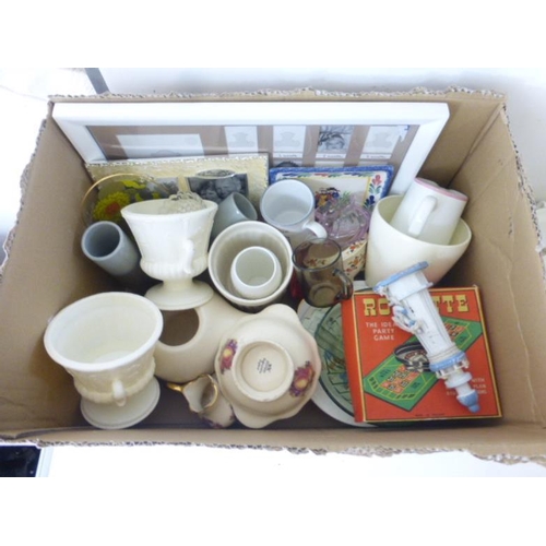 645 - Large mixed selection of ceramics and other to include picture frames