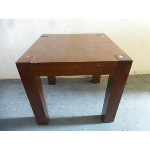 660 - Heavy Wooden Coffee Table (60cm x 60cm)