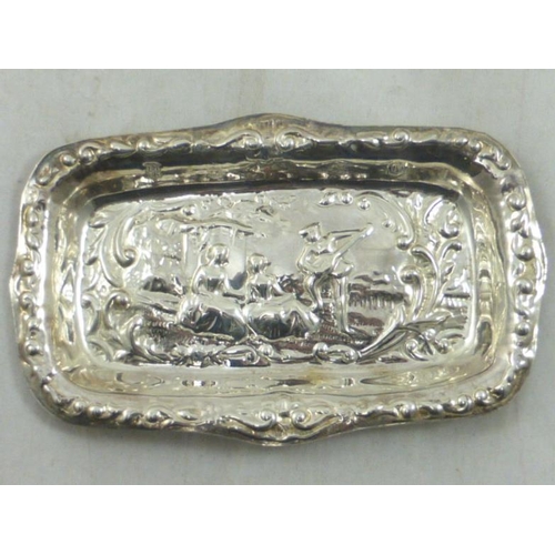 1 - Hallmarked Cooper Bros & Son Decorative Pin Dish