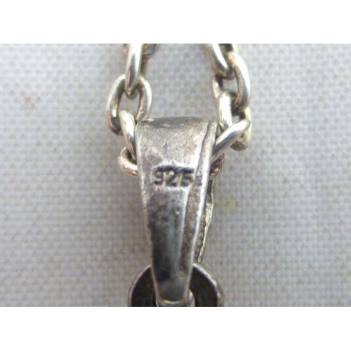 33 - Silver 925 Teddy Bear Pendant on Silver Chain with Presenation Box