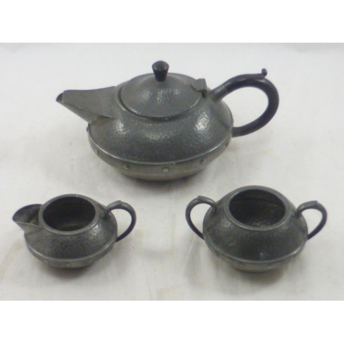 93 - Sheffield Pewter tea set