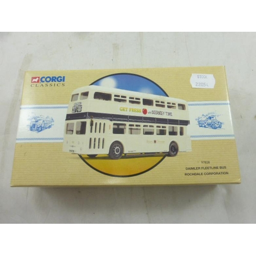 101 - Corgi Classics Public Transport Die-Cast Model of Daimler Fleetline Bus (No 97828) complete with Ori... 