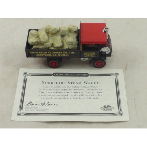 108 - Matchbox Collectables Yorkshire Steam Engine Die-Cast Model complete with Certificate and Original B... 