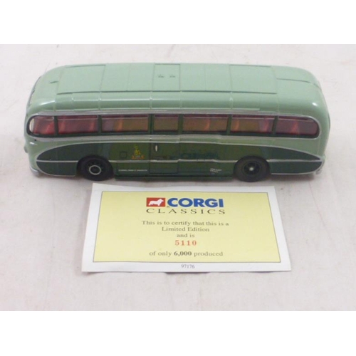 110 - Corgi Classics Burlingham Seagull King Alfred Motor Services Winchester Limited Edition Die-Cast Mod... 