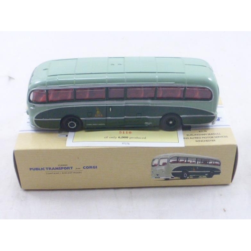 110 - Corgi Classics Burlingham Seagull King Alfred Motor Services Winchester Limited Edition Die-Cast Mod... 