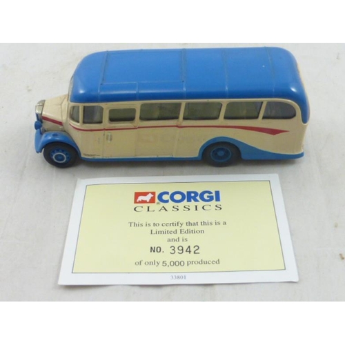 55 - Corgi Classics Titfield Thunderbolt Bedford OB Coach Die-Cast Limited Edition Model complete with Bo... 