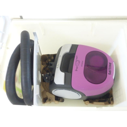 40 - Phillips Ultra-Compact Bagless Vacuum Cleaner with Storage Box