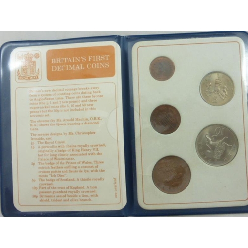 61 - Mixed Tray Including Crown's, Silver Shilling, Decimal Coinage and More