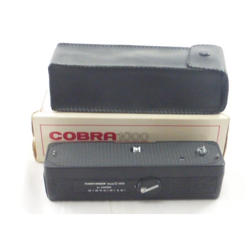 130 - Cobra 1000 Autowinder for SLR Camera complete with Original Box