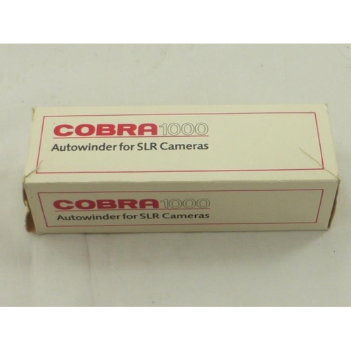 130 - Cobra 1000 Autowinder for SLR Camera complete with Original Box