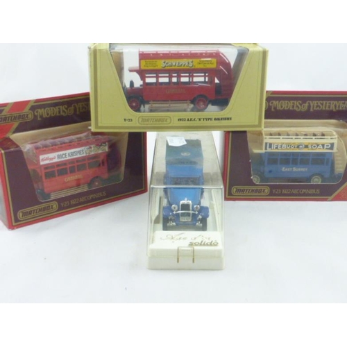 146 - Four collectors vehicles to include Matchbox and other