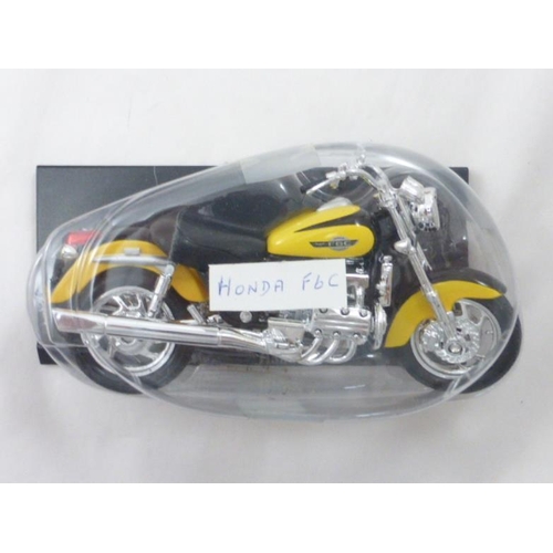 150 - Huge Collection of 74 Maisto 1:18 Scale Motorcycle Models mounted on Plinths in Original Packaging