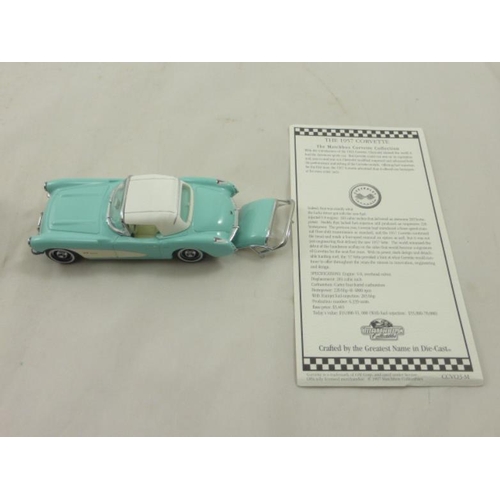 158 - Two Boxed Matchbox Collectors Vehicles from The Corvette Collection including Certificates