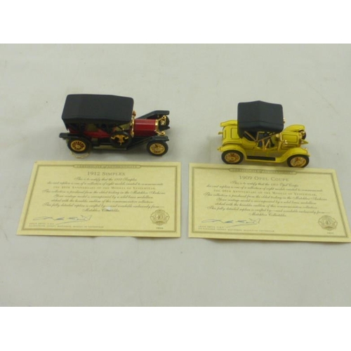 170 - Two Boxed Matchbox 40th Anniversary Models of Yesteryear complete with Certificates