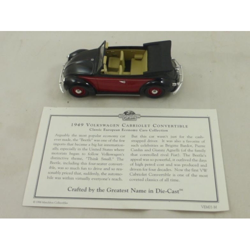 182 - Two Boxed Matchbox Die-Cast Vehicles from the Classic European Collection including Certificates