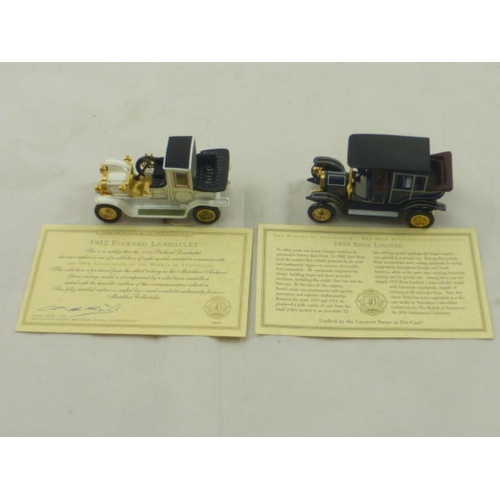 187 - Two Boxed Matchbox 40th Anniversary Models of Yesteryear Collectors Vehicles complete with Certifica... 