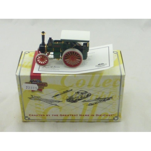 201 - Matchbox Collectors Die Cast Model of a 1912 Burrell Tractor Engine, in Box and Complete with Certif... 