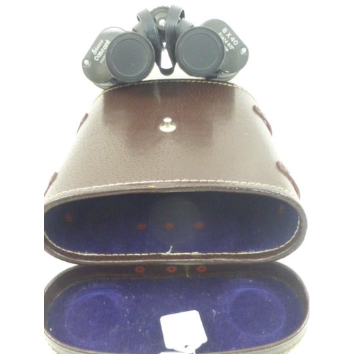 213 - Enbecco Field Binoculars 8 x 40 complete with case