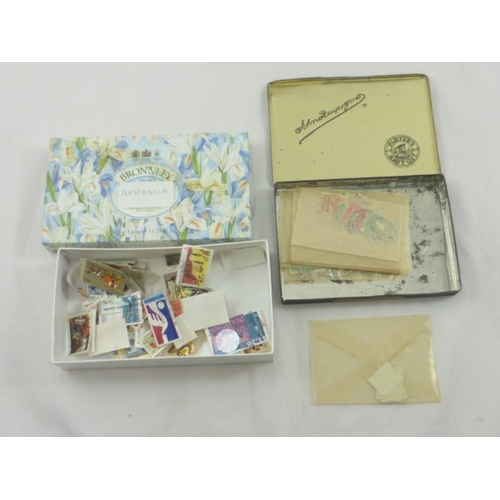 317 - Loft Find Large amount of Stamps Many British Commonwealth, sorted by Country stored in Old Soap and... 