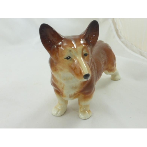 258 - Melba Ware Ceramic Dog and Unmarked Ceramic Dog