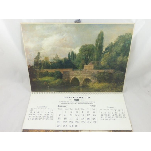 269 - Four Original Packaged Calanders dating fron late 1980s depicting English Classical Landscapes