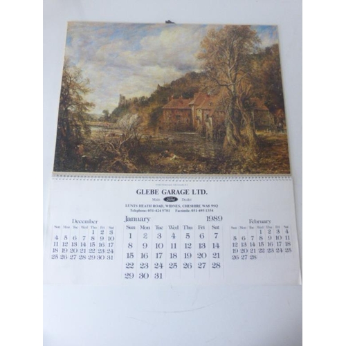 269 - Four Original Packaged Calanders dating fron late 1980s depicting English Classical Landscapes